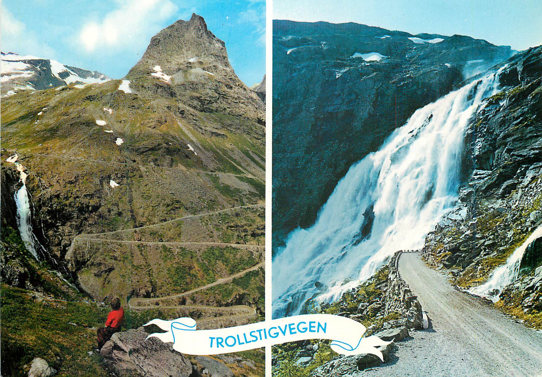 CPM Norway Romsdal Trollstigen the impressive mountain road from Andalsnes to Valldal towards Mount Bispen 