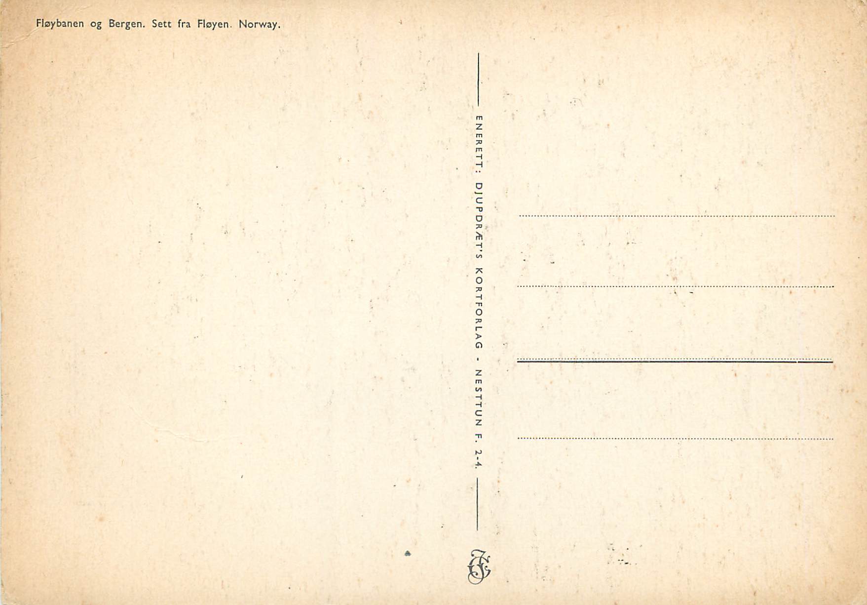 CPM Bergen Norway  — Verso