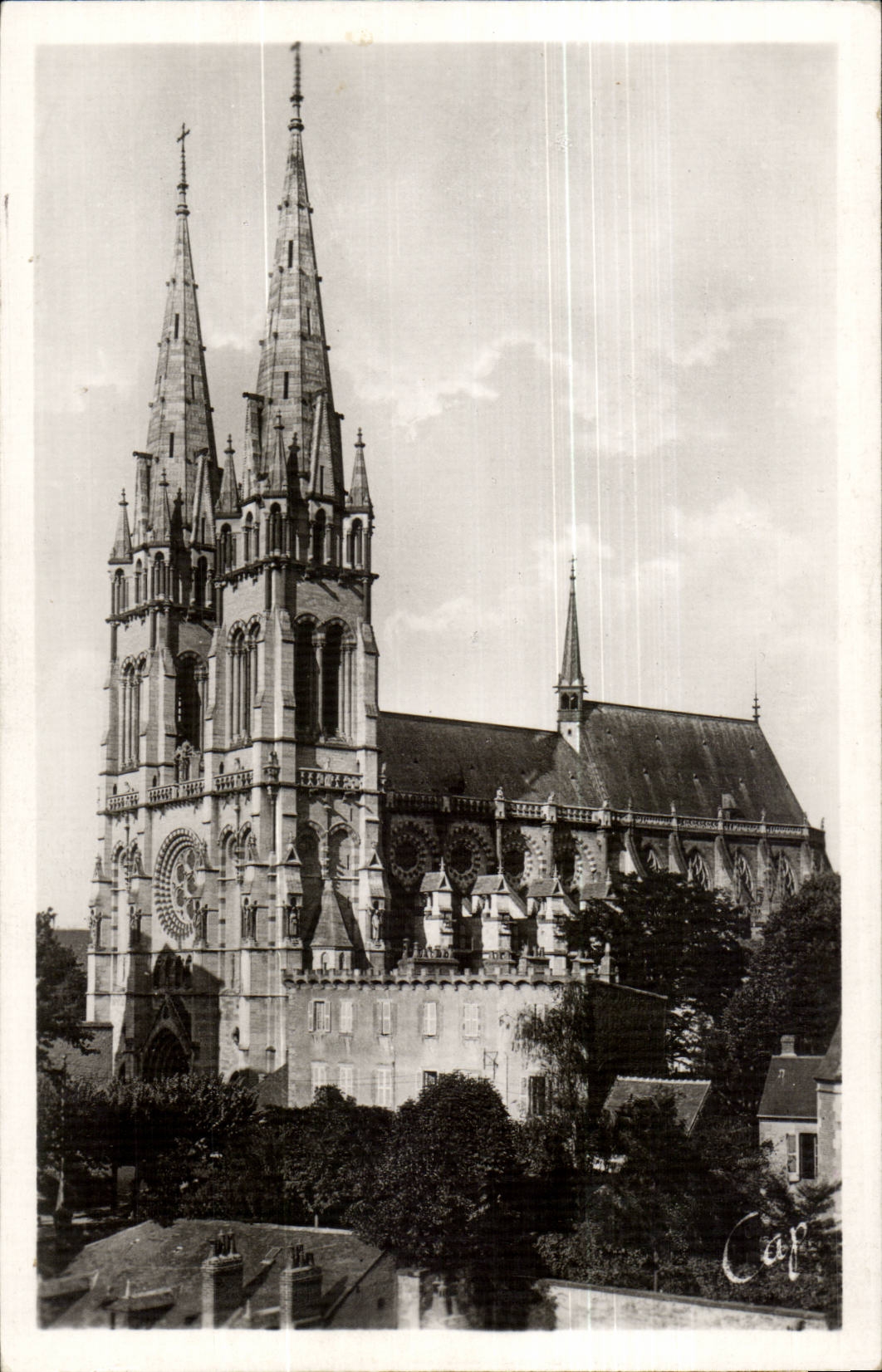 Moulins CPA Cathedrale