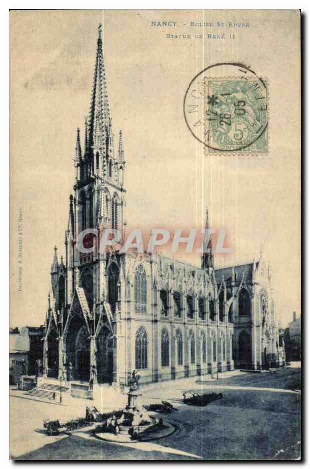 Nancy CPA Eglise St Epure Statue de Rene II