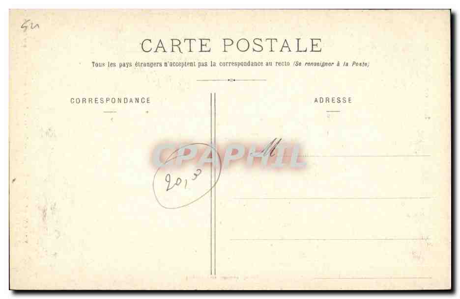 Lorraine CPA Nancy Eglise de Bonsecours Elvee par Here et par ordre de Stanislas — Rückseite