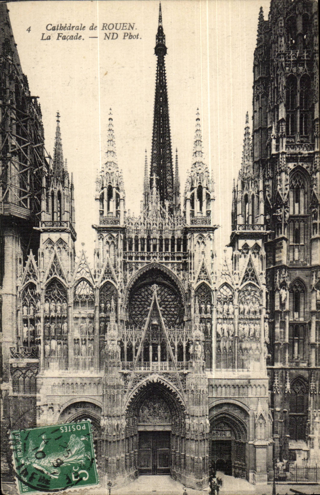 Cathedrale de Rouen CPA La facade