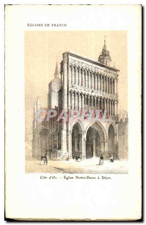 Dijon CPa Eglise Notre DAme a Dijon