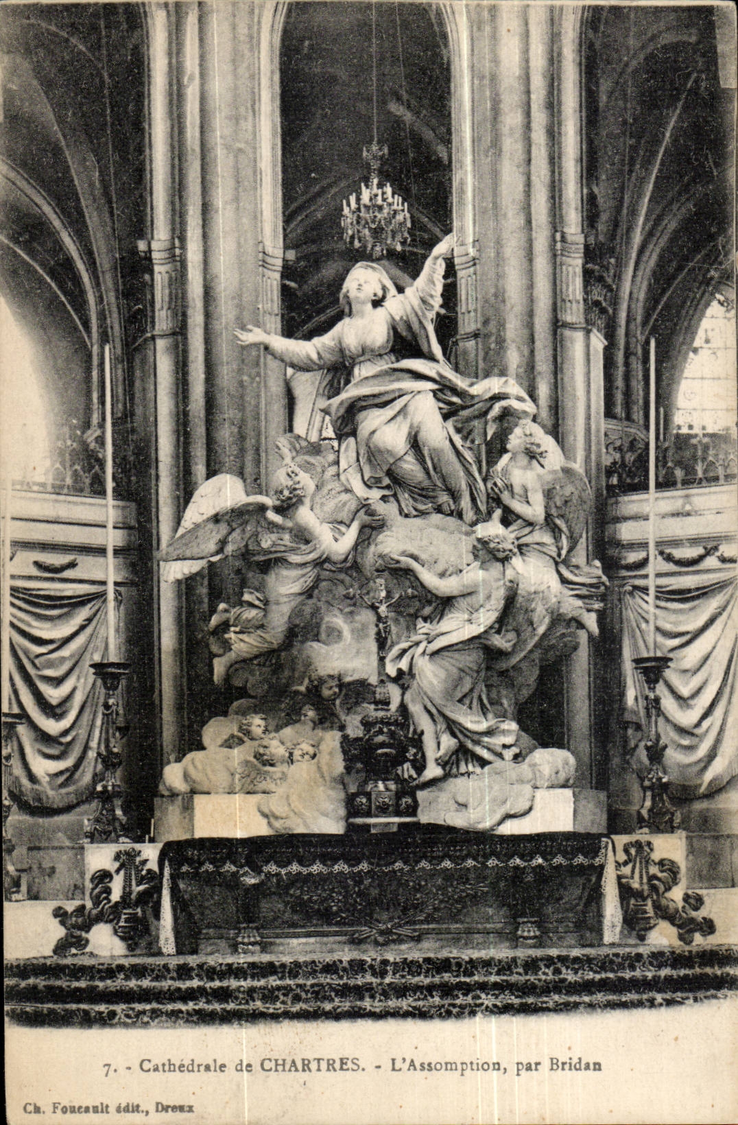 Cathedrale de Chartres CPA L'assomption par Bridan