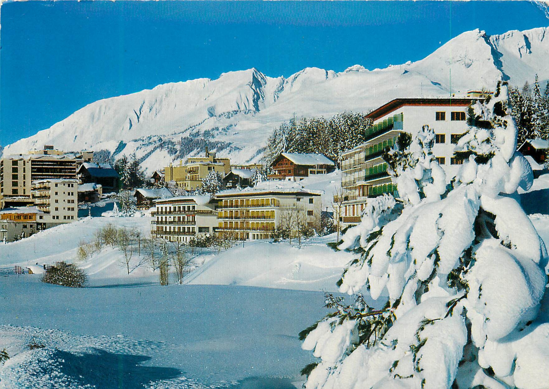CPM Crans s Sierre La station en hiver 