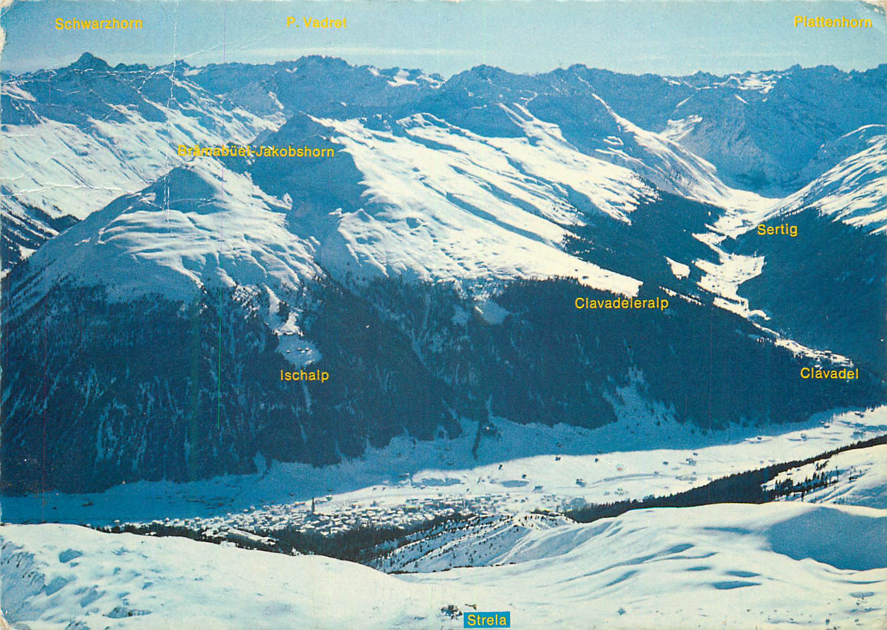 CPM Davos mit Bramabuel Jakobshorn Skigebiet 