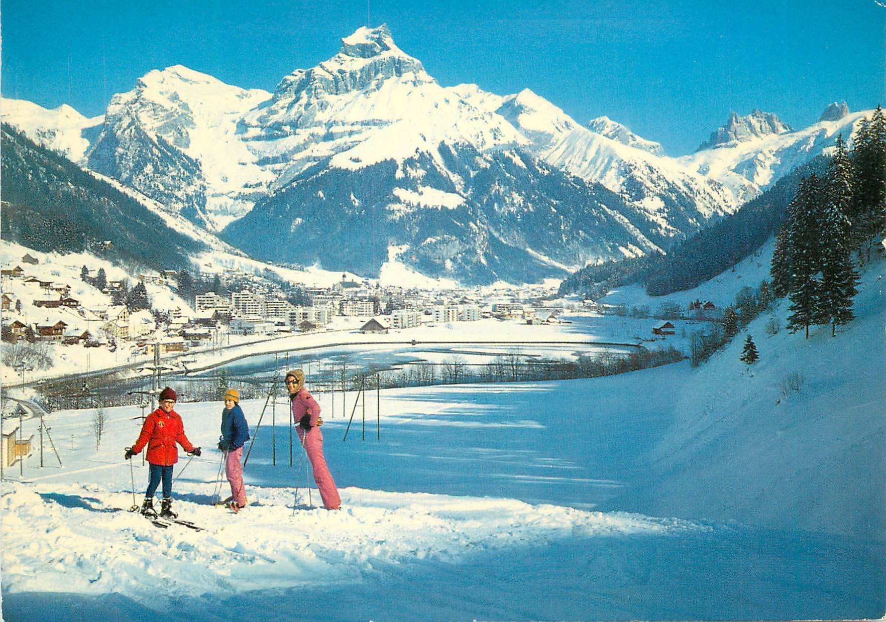 CPM Zentralschweiz Sommer Winterkurort Engelberg mit Hahnen 