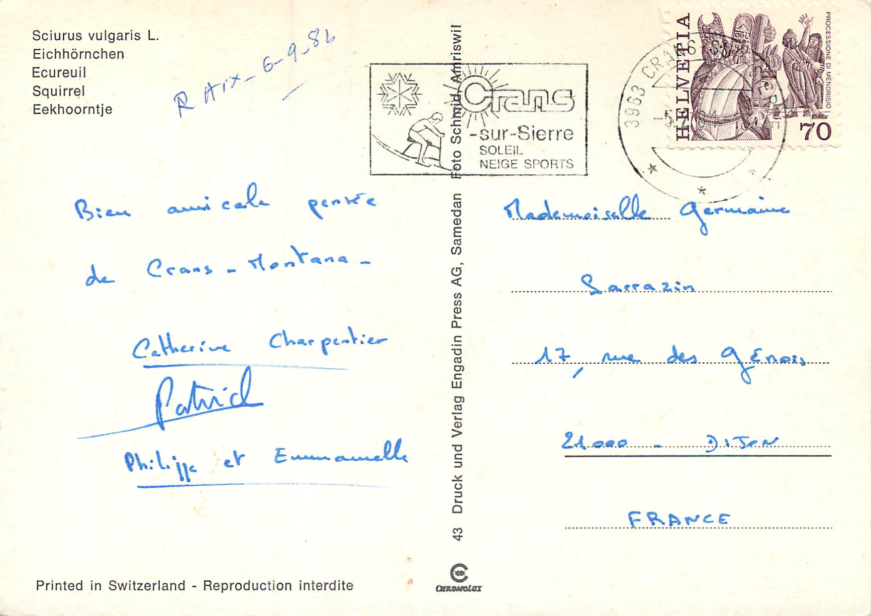 CPM Ecureuil  — Back
