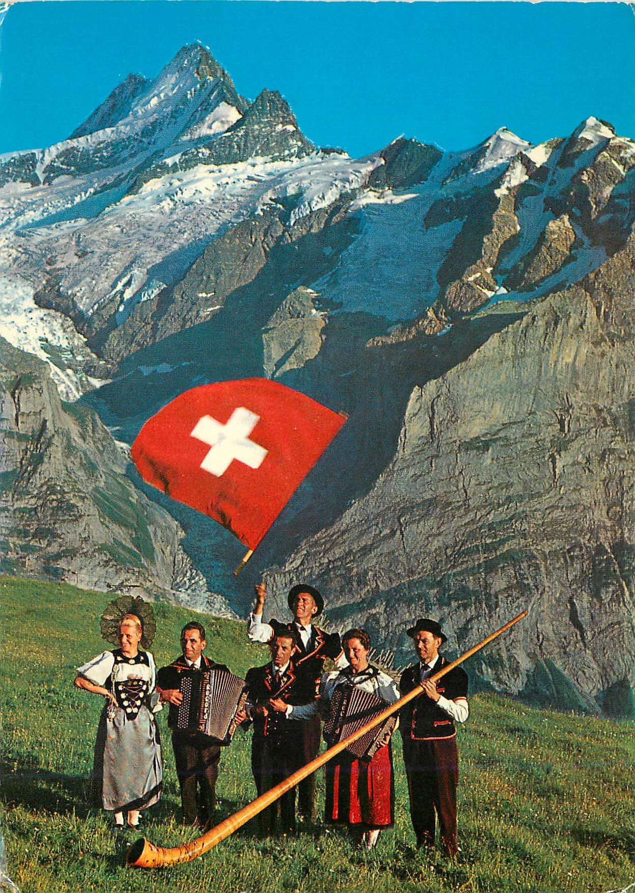 CPM First Schreckhorn Kapelle Balmer Buebe Wilderswil 