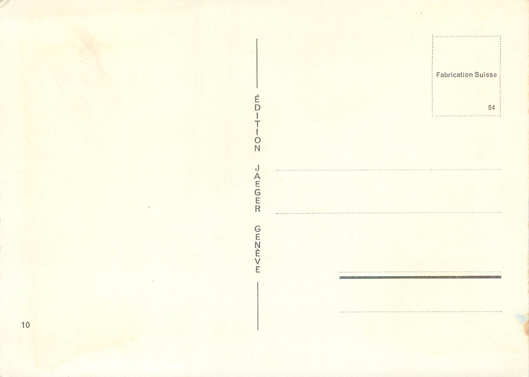 CPM Geneve  — Verso