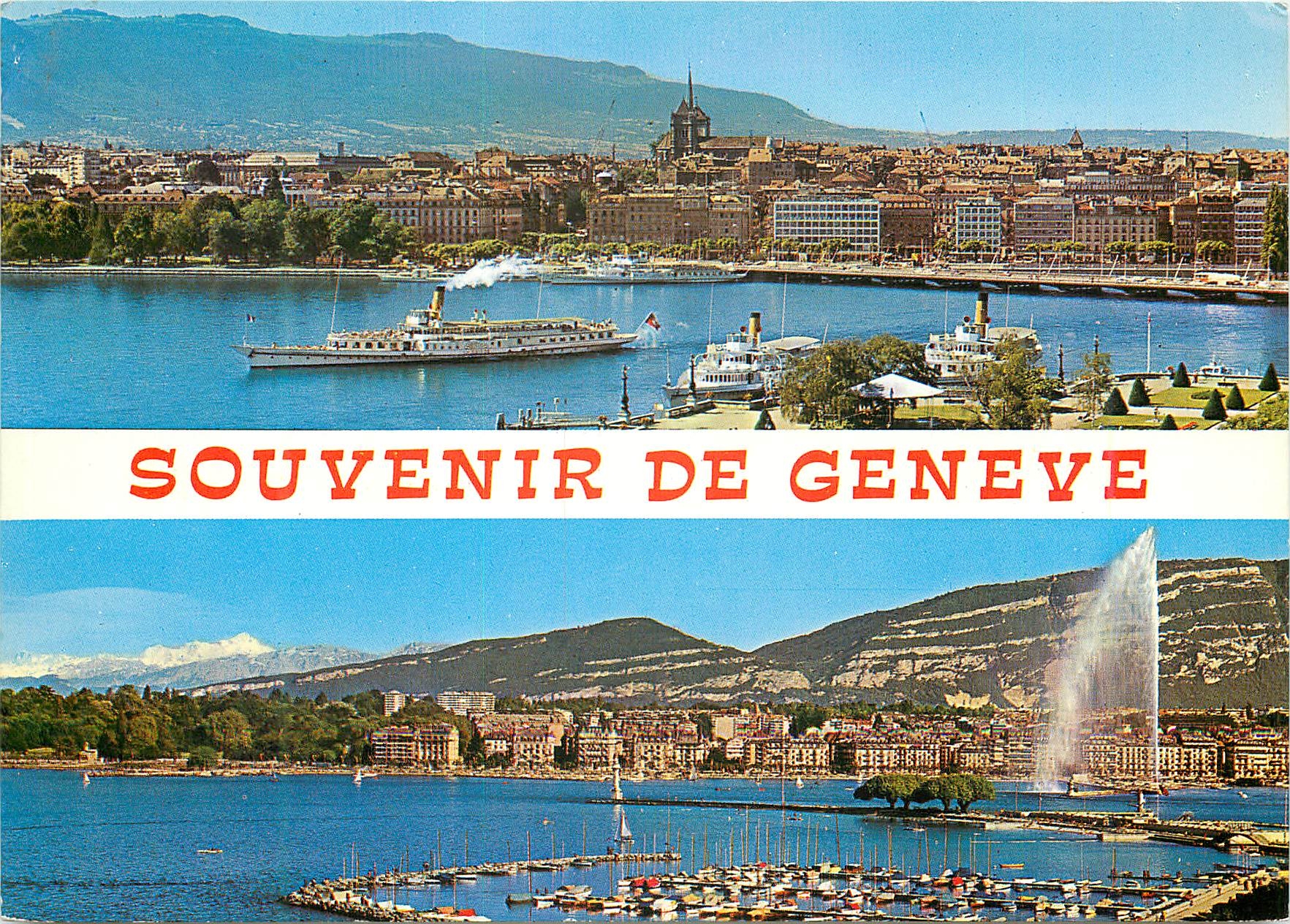 CPM Souvenir de Geneve 