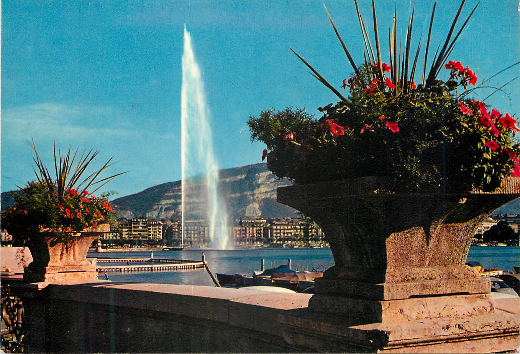 CPM Geneve Le jet d eau 