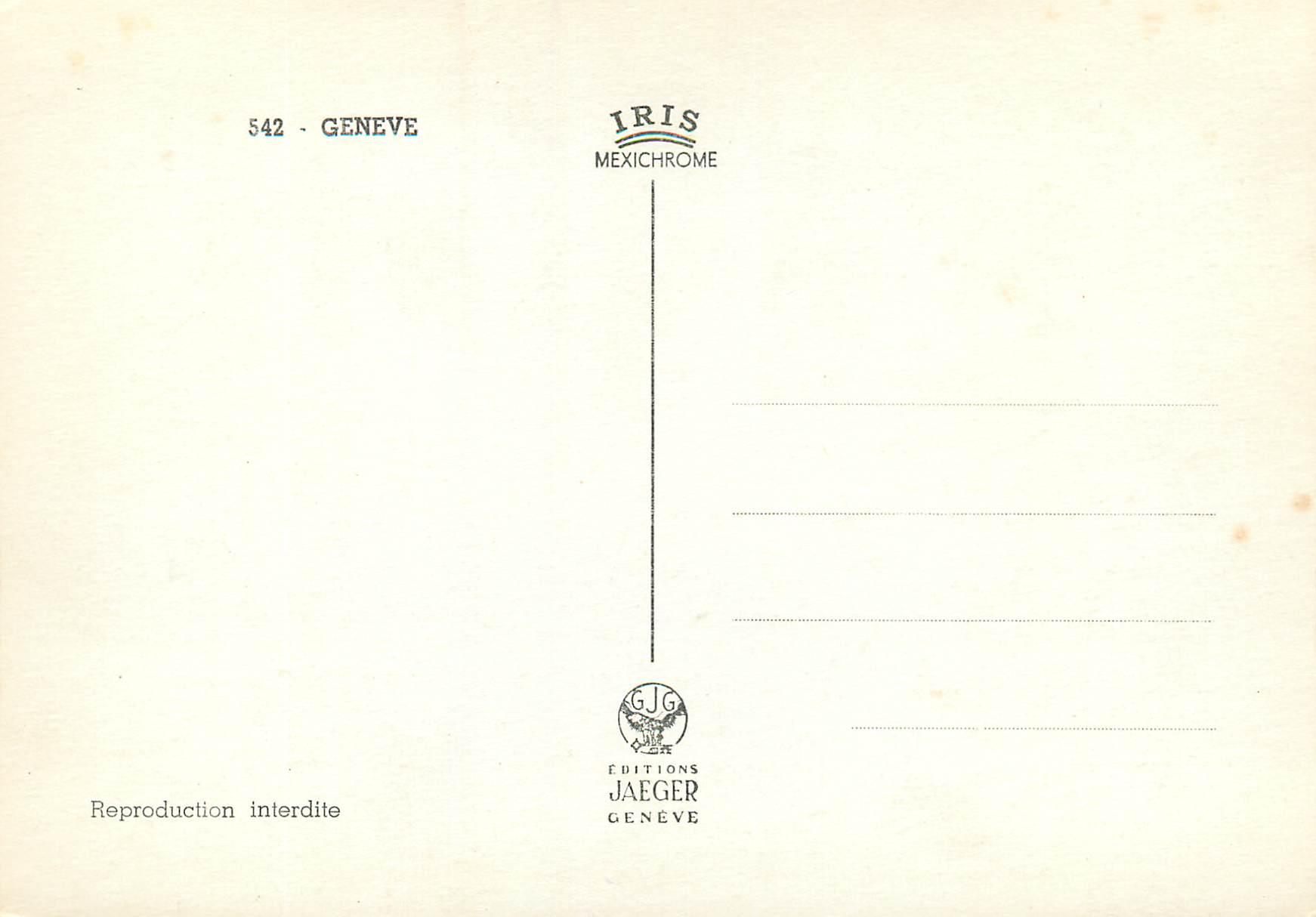 CPM Geneve  — Verso