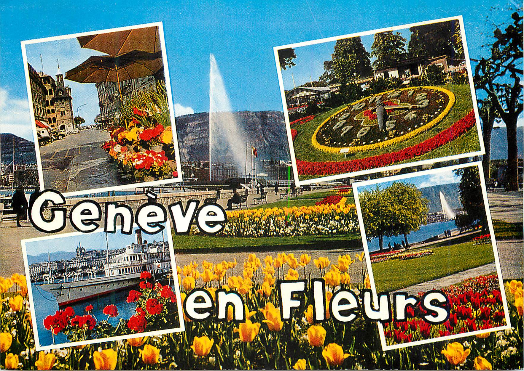 CPM Geneve en fleurs 