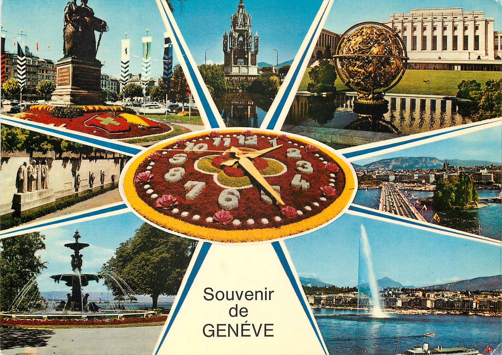 CPM Souvenir de Geneve 