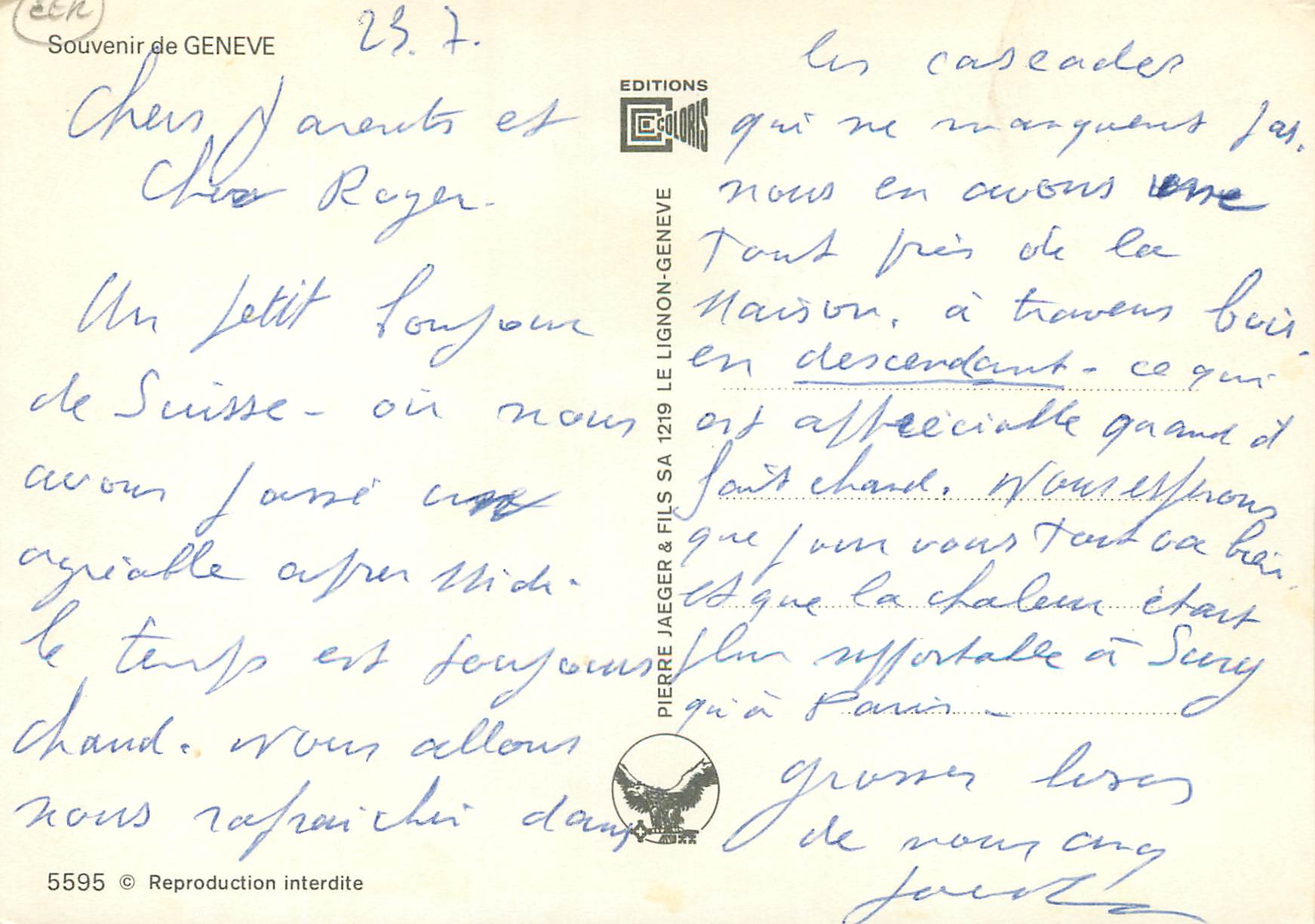 CPM Geneve  — Verso