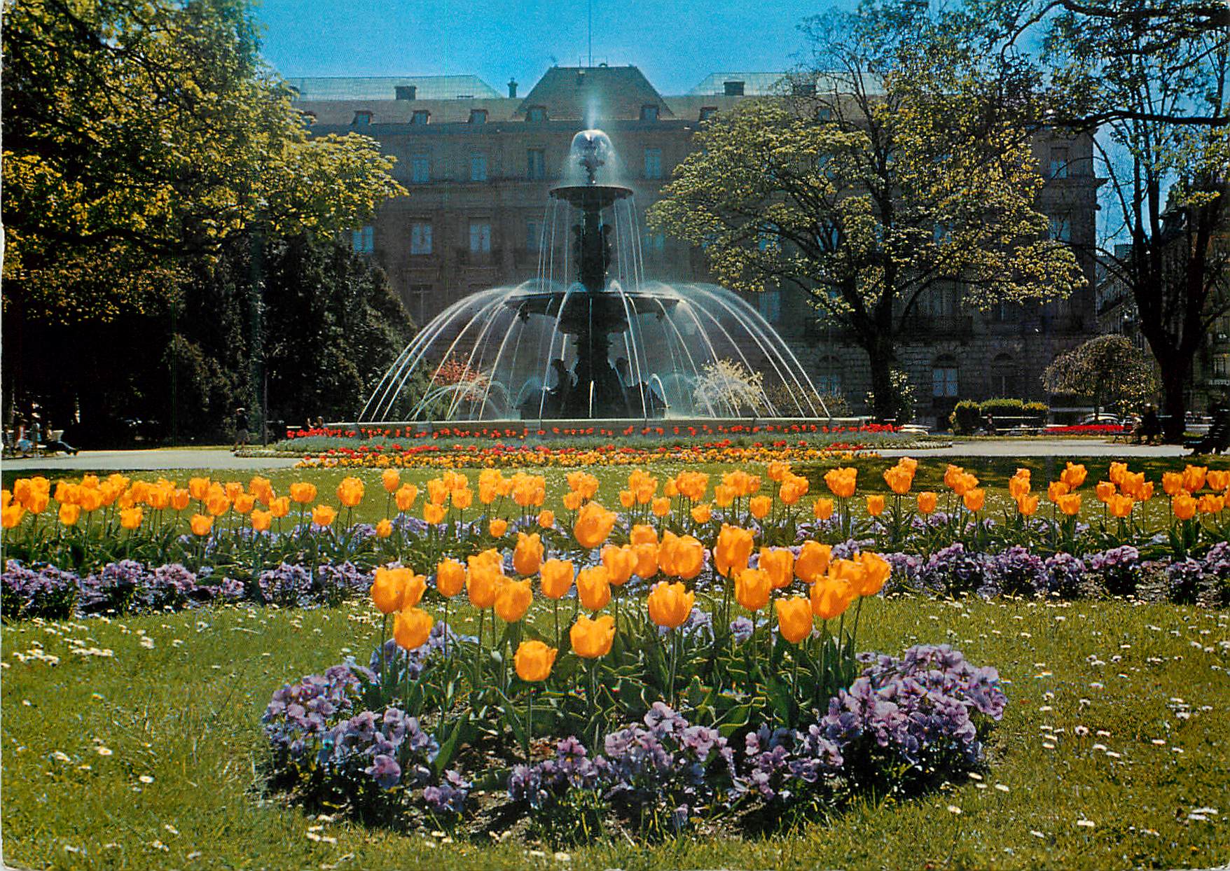 CPM Geneve La fontaine du Jardin Anglais 