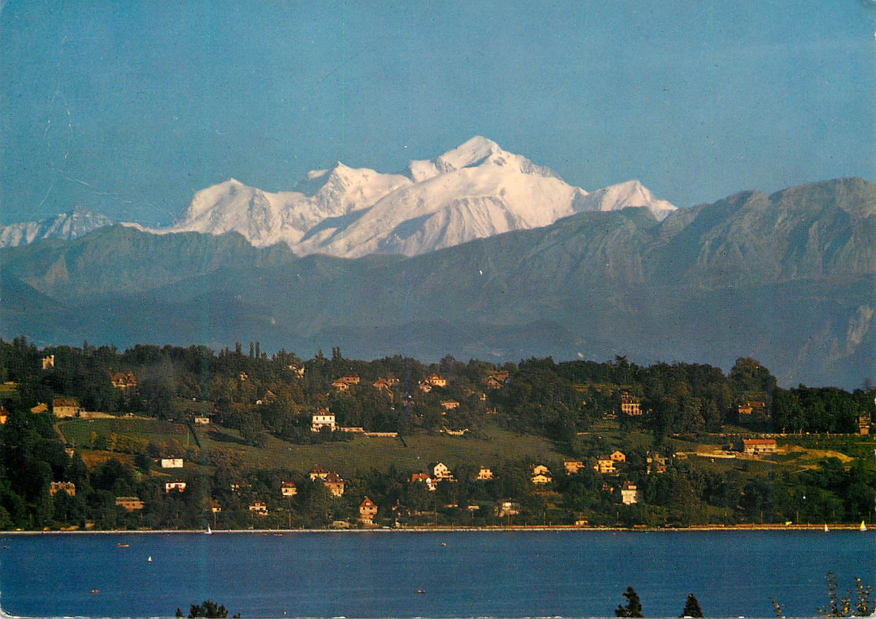 CPM Le Mont Blanc vu de Geneve 