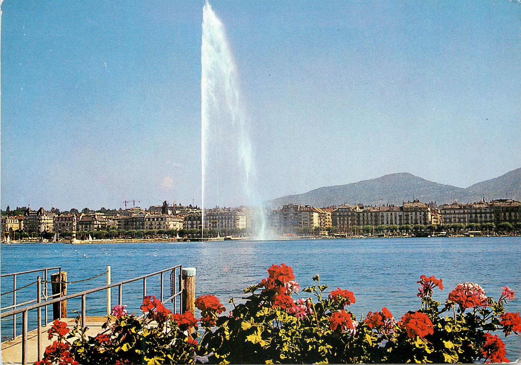 CPM Geneve Le jet d eau 