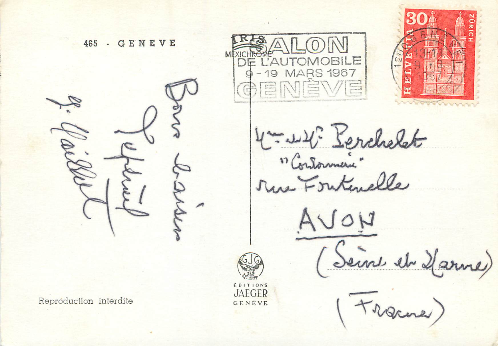 CPM Geneve  — Verso