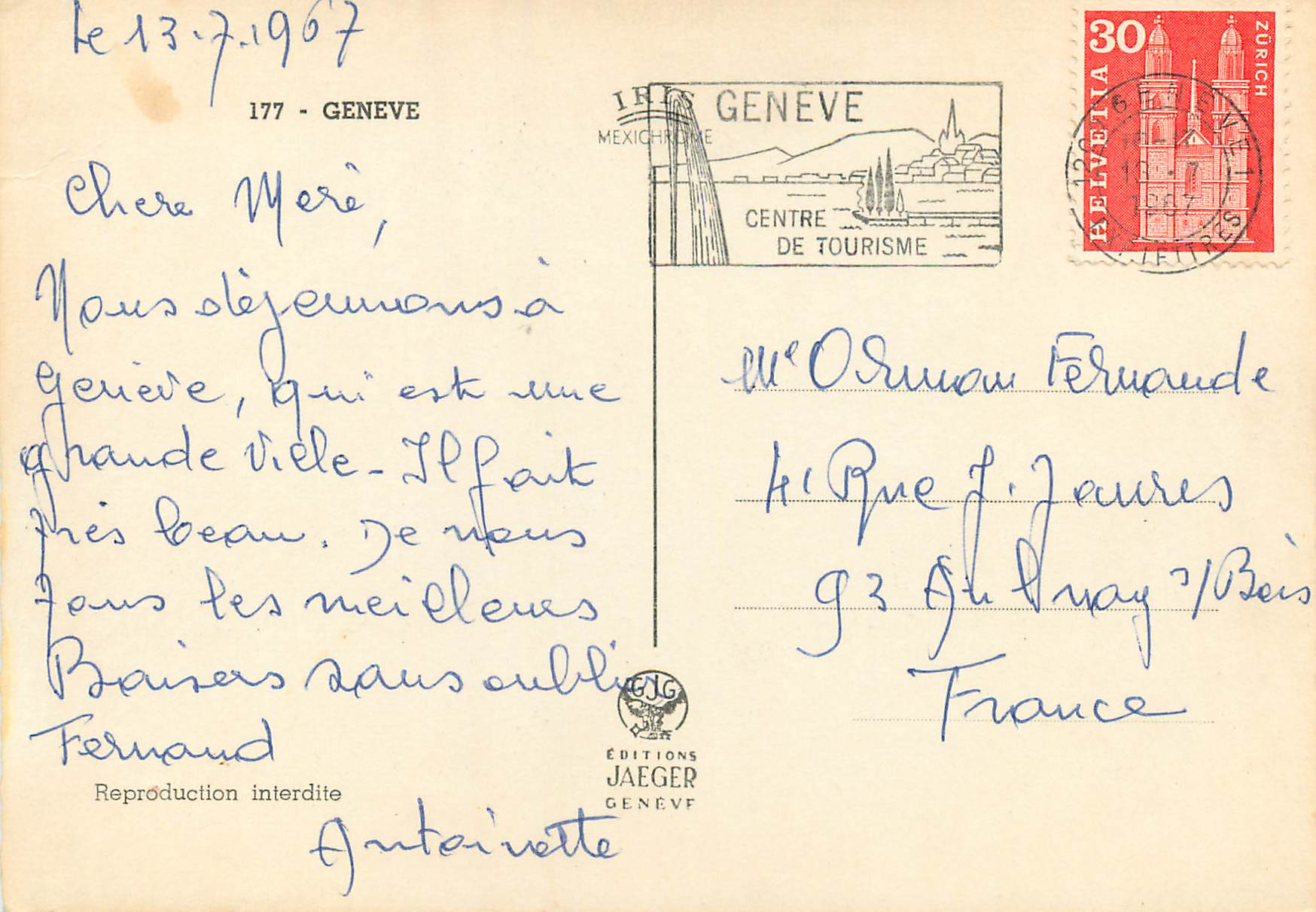 CPM Geneve  — Rückseite