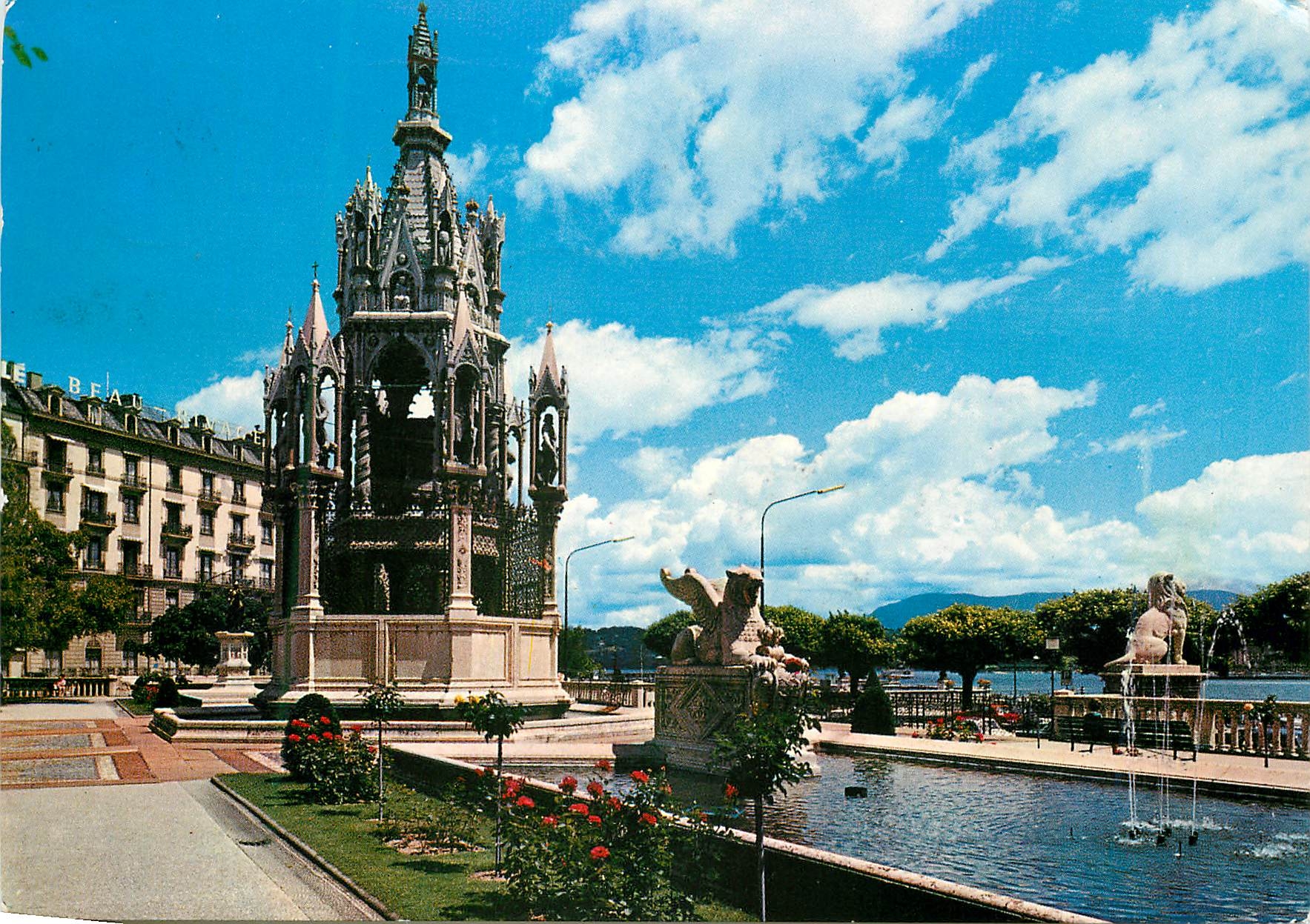CPM Geneve Le monument Drunswick 