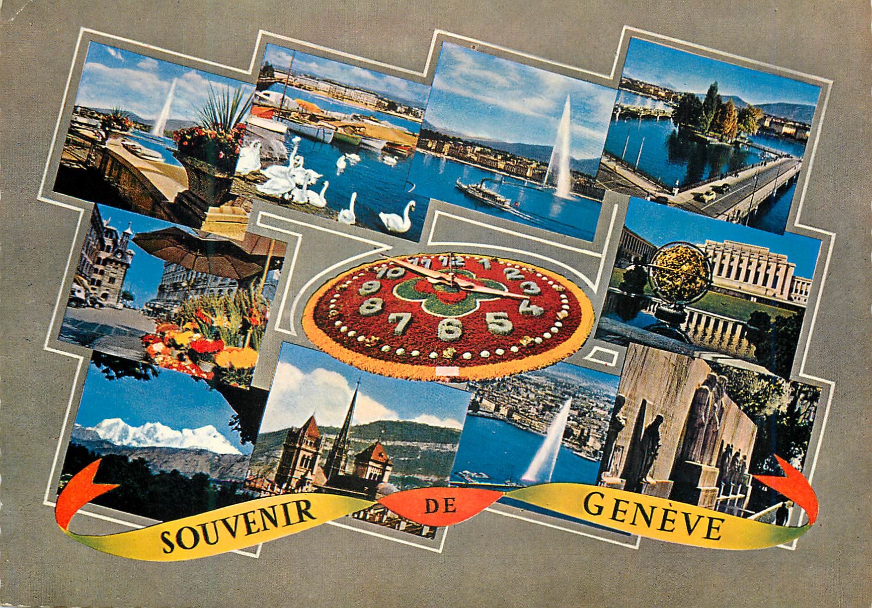 CPM Souvenir de Geneve 