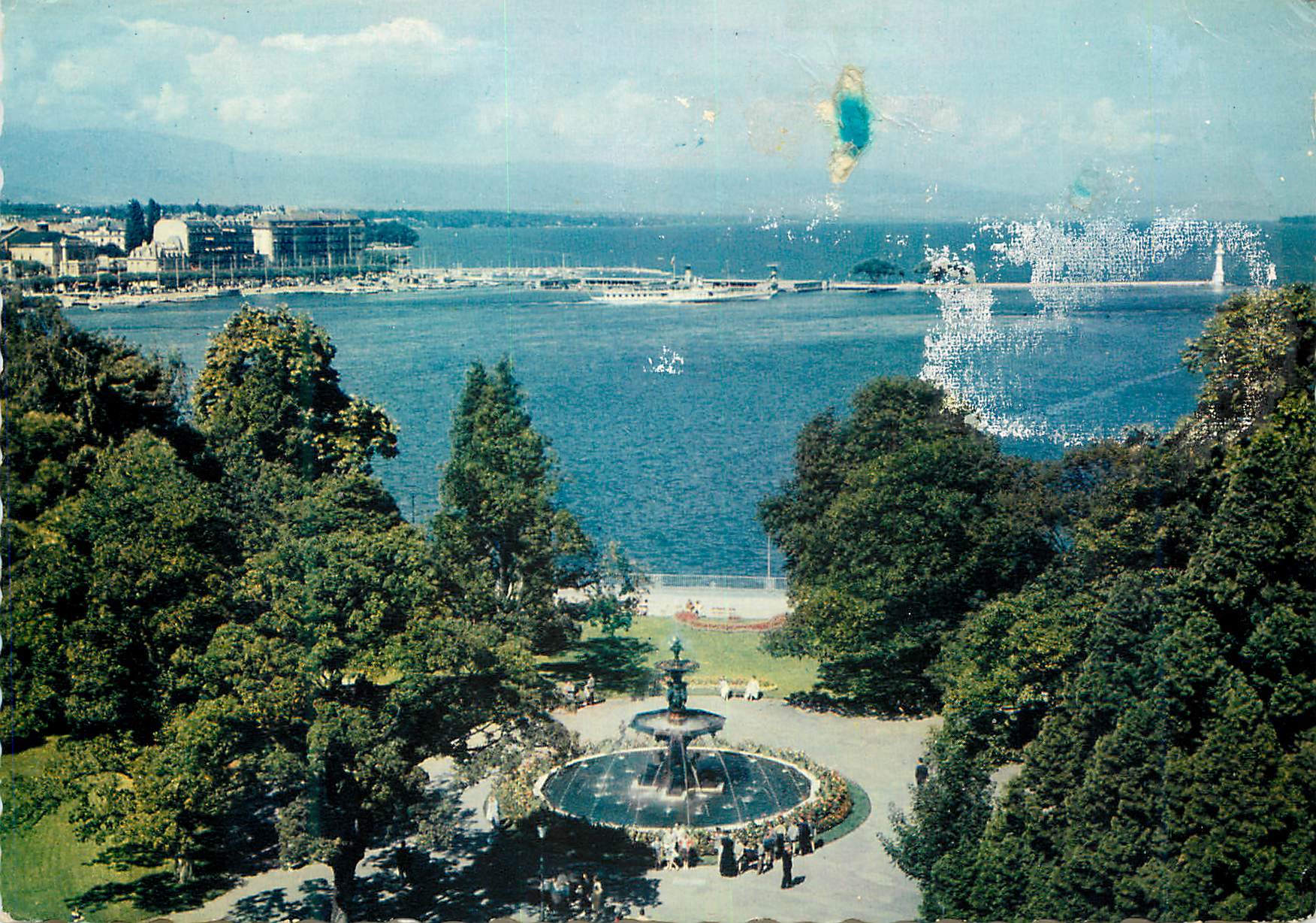 CPM Geneve Le Jardin Anglais 