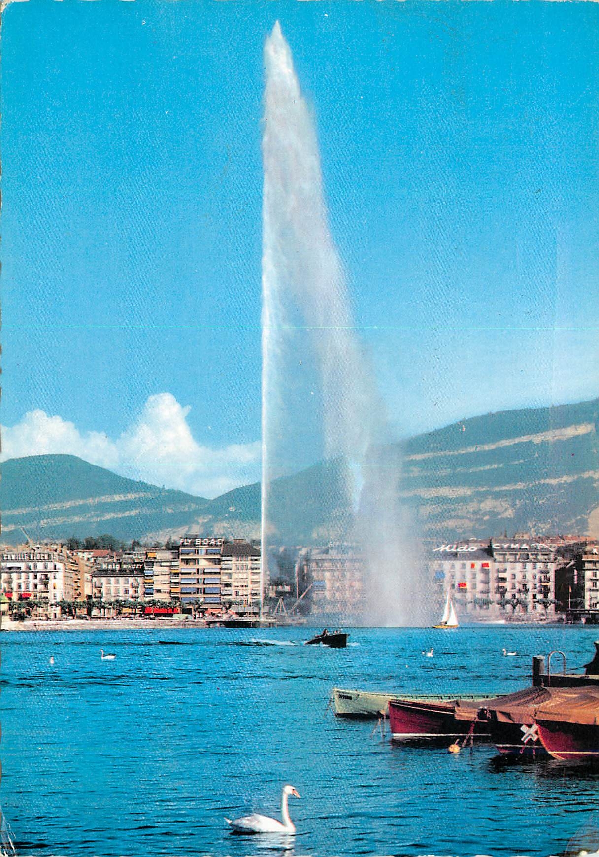 CPM Geneve Le Jet d Eau 