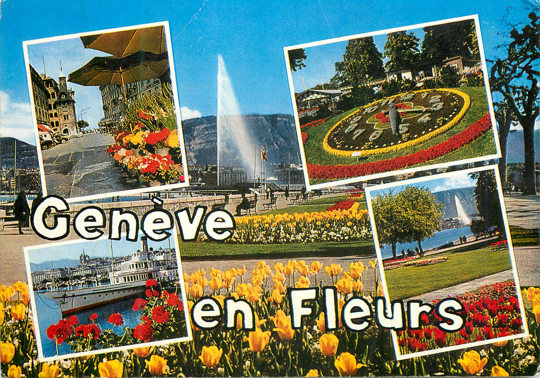 CPM Geneve en fleurs 