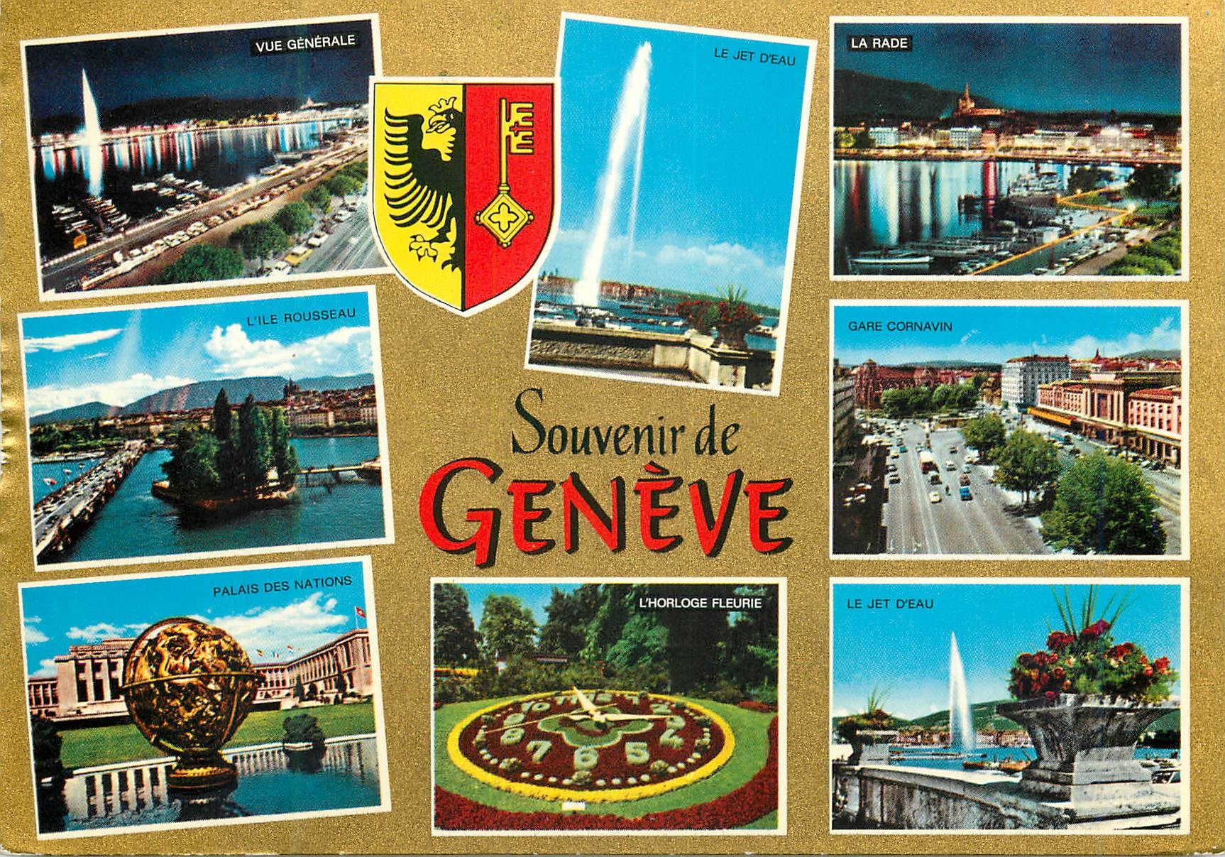 CPM Souvenir de Geneve 