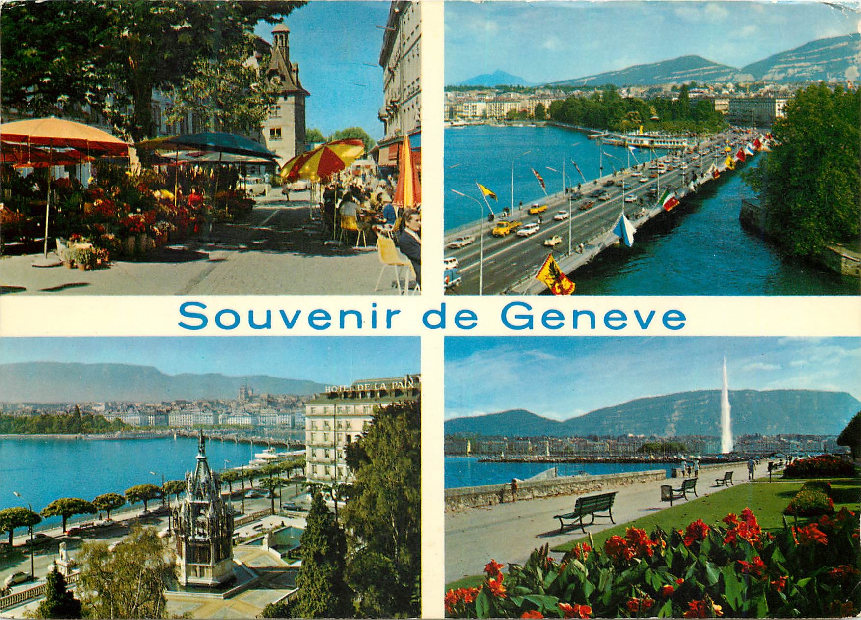 CPM Souvenir de Geneve 