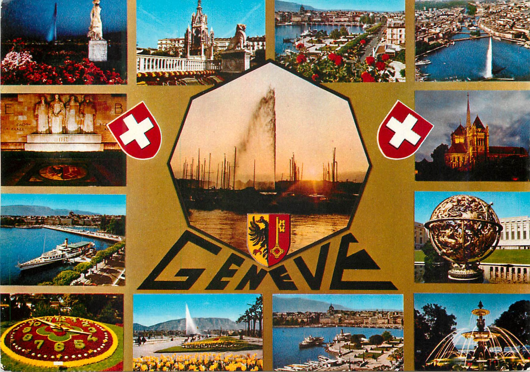 CPM Souvenir de Geneve 