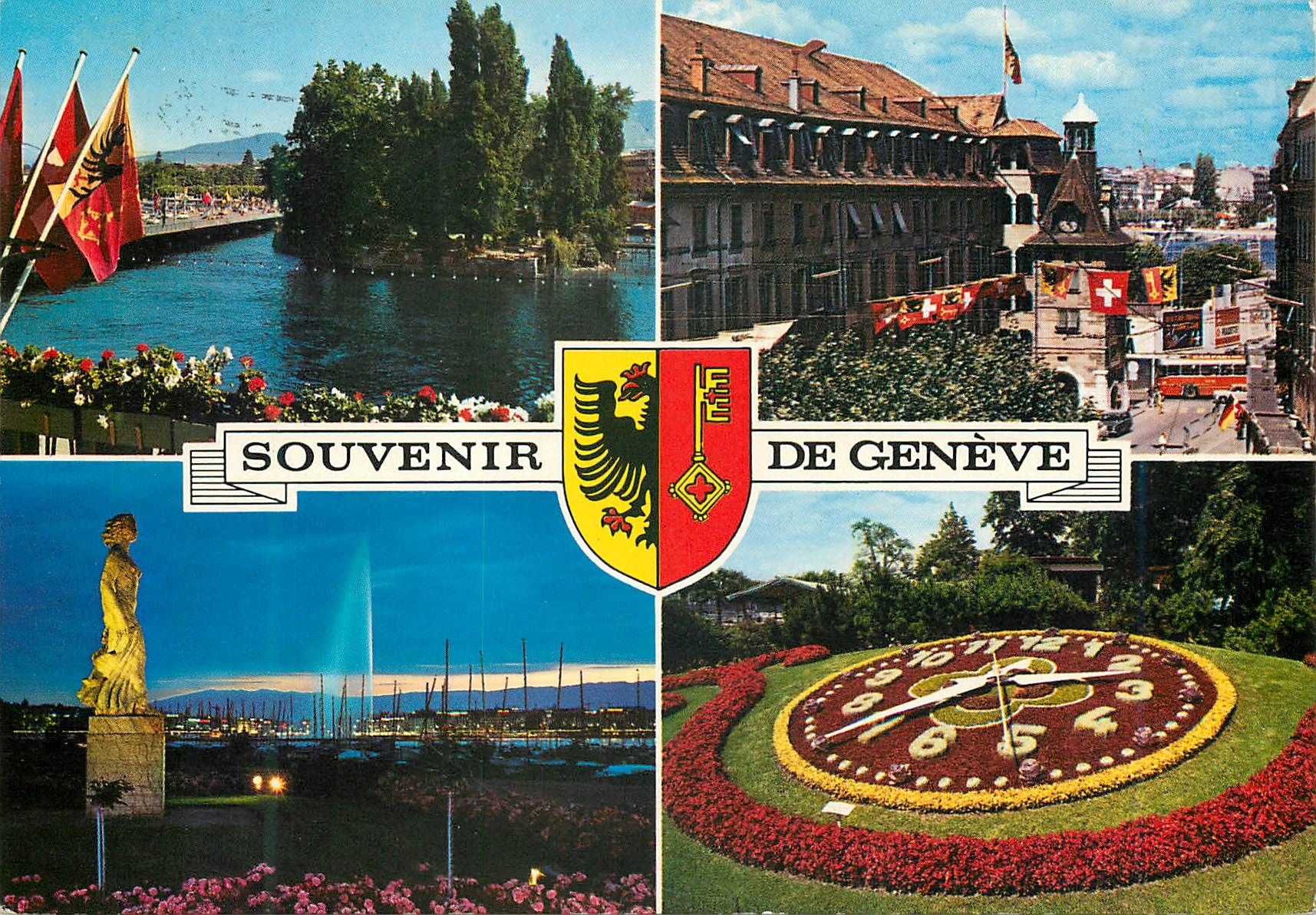CPM Souvenir de Geneve 