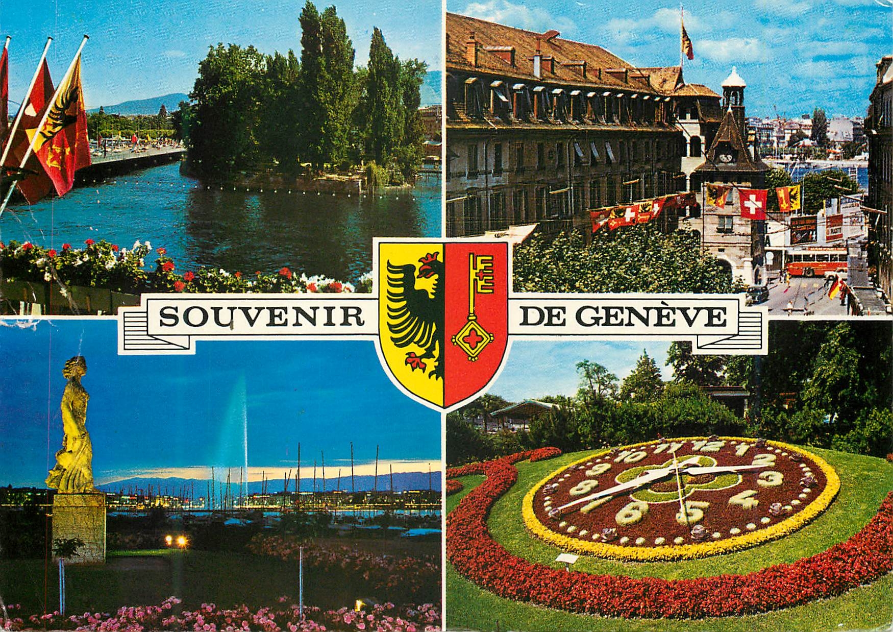 CPM Souvenir de Geneve 