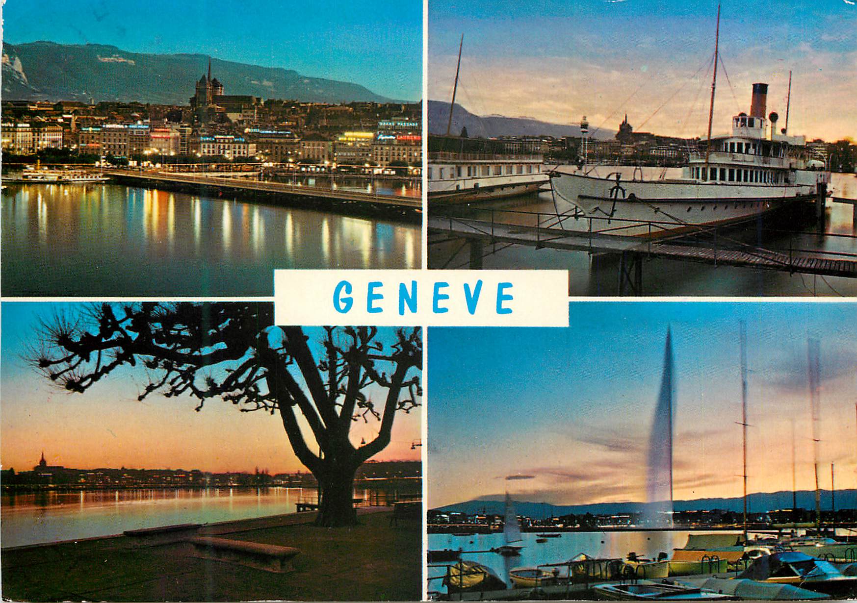 CPM Souvenir de Geneve 