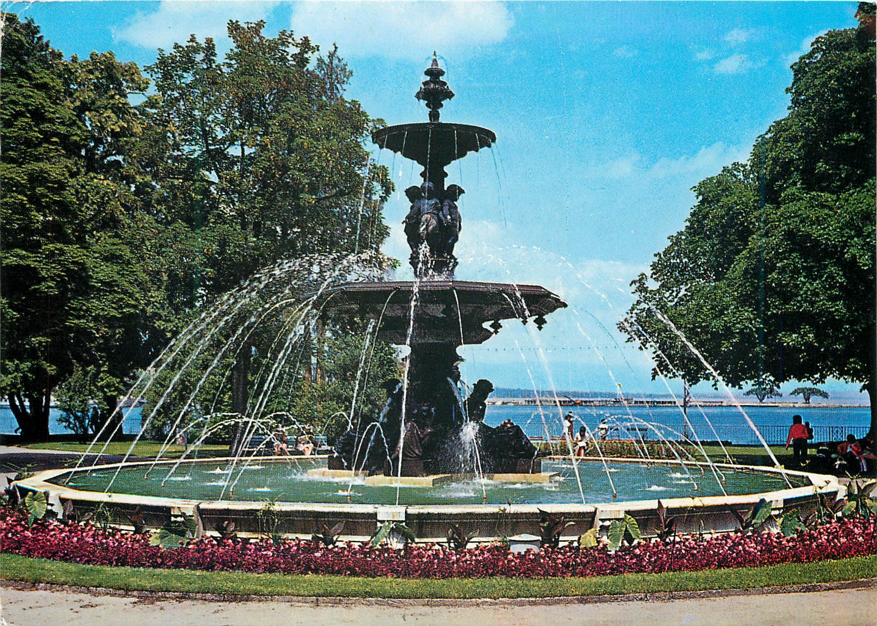 CPM Geneve La Fontaine du Jardin Anglais 