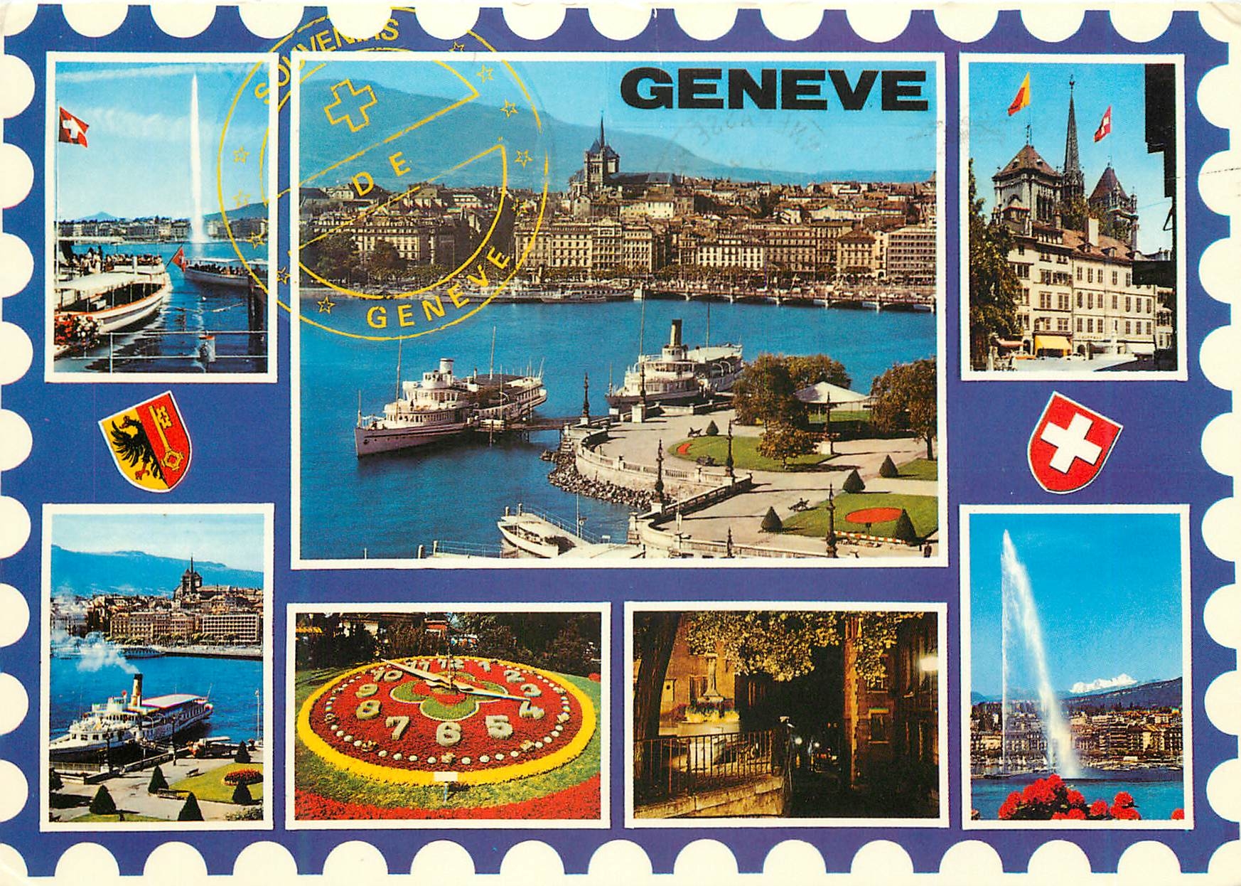 CPM Geneve Souvenir de Geneve 
