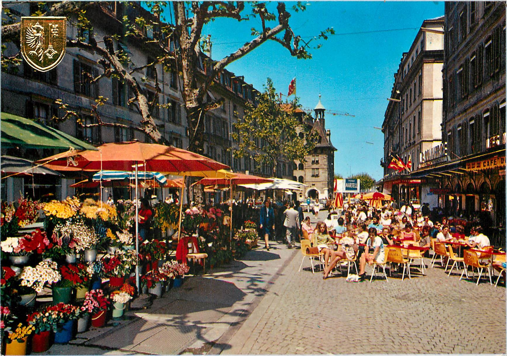 CPM Geneve La place du Molard 
