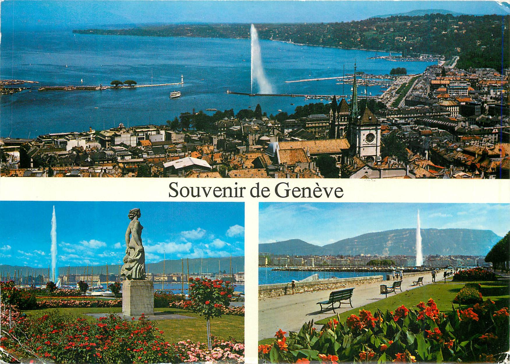 CPM Souvenir de Geneve 