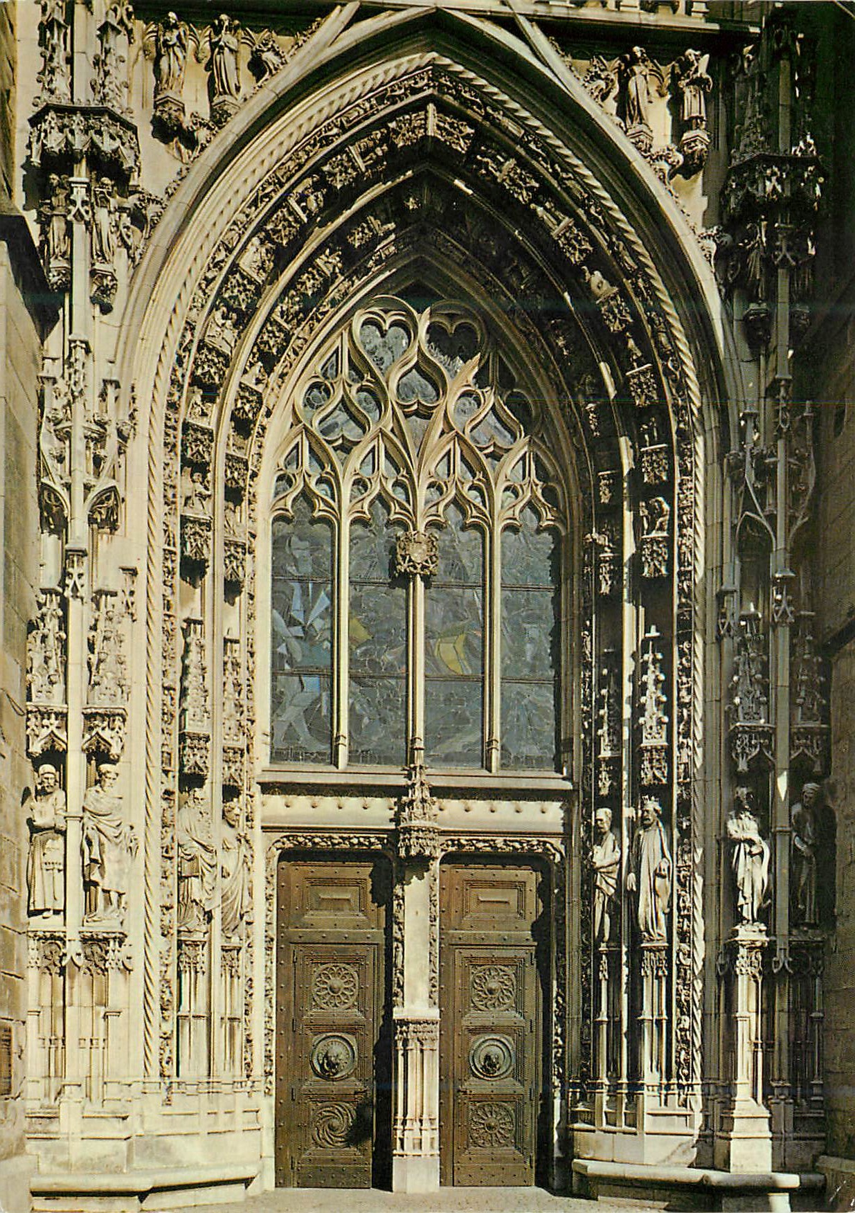 CPM Cathedrale de Lausanne Le Portail de Montfaucon 