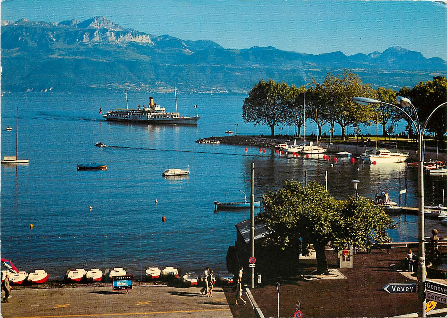 CPM Ouchy Lausanne Le port Bateau