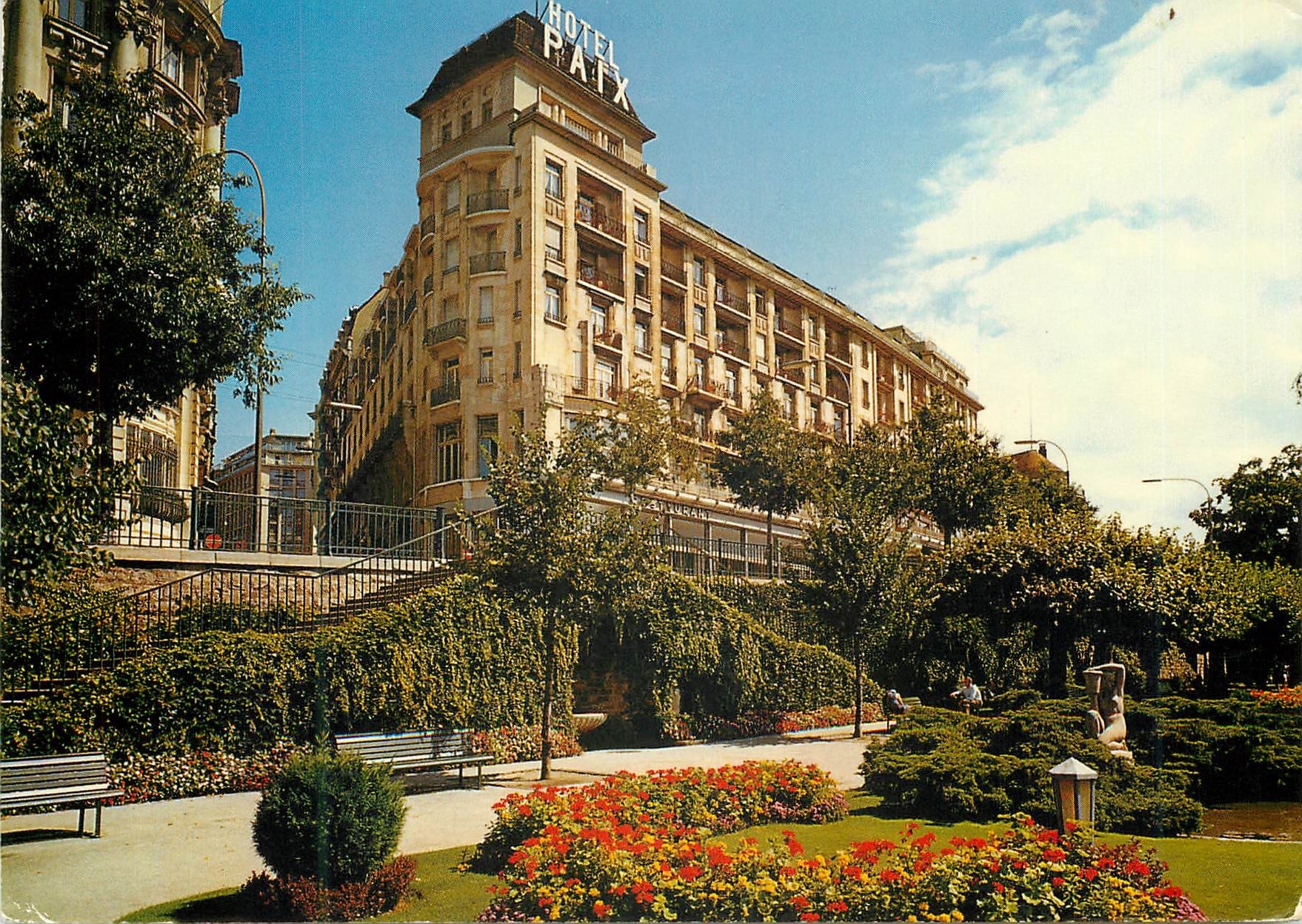 CPM Hotel de la Paix Lausanne Switzerland 
