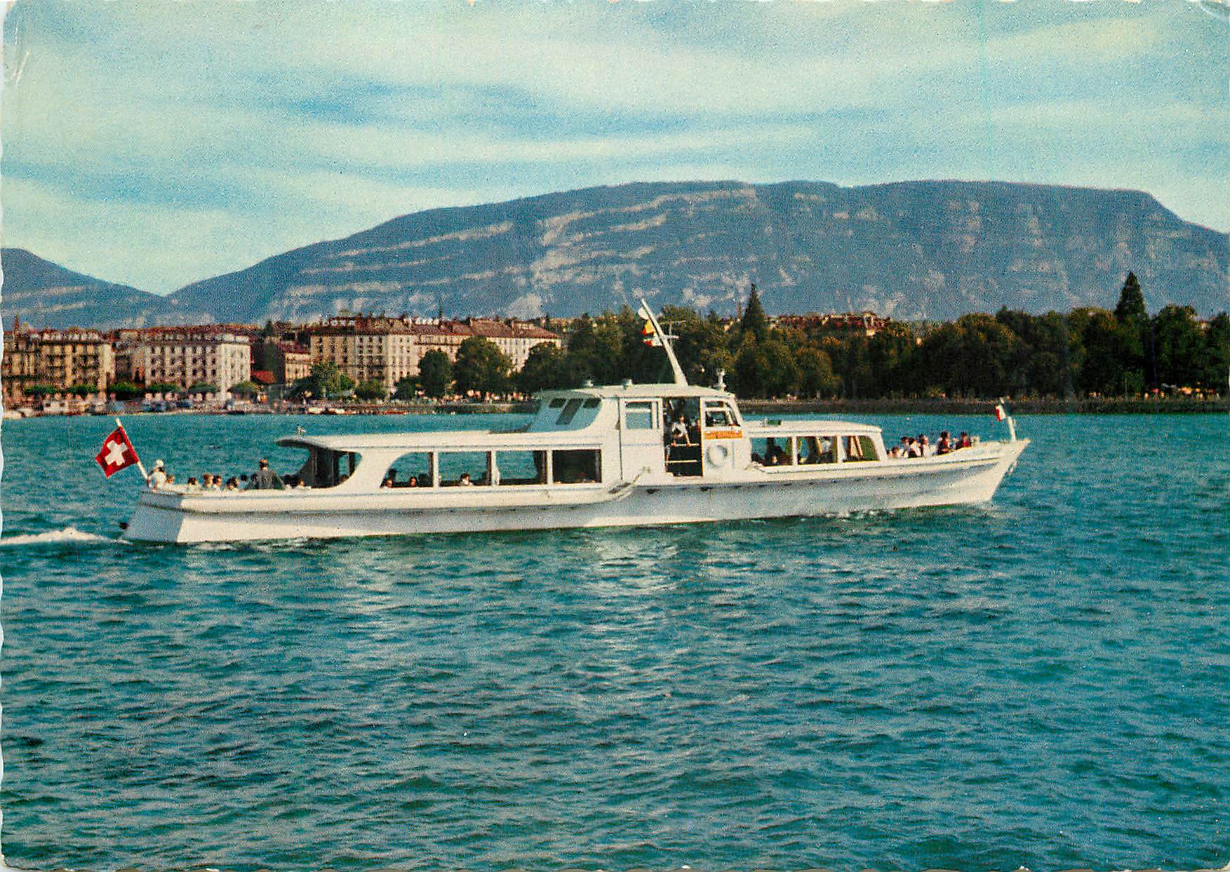 CPM Vedette Col Vert Compagnie generale de navigation sur le Lac Leman Lausanne Bateau