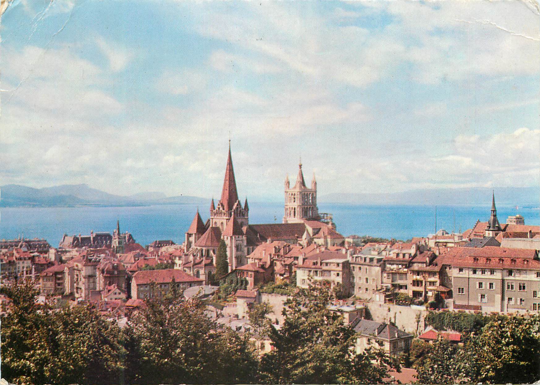 CPM Lausanne La cathedrale et le Lac Leman 