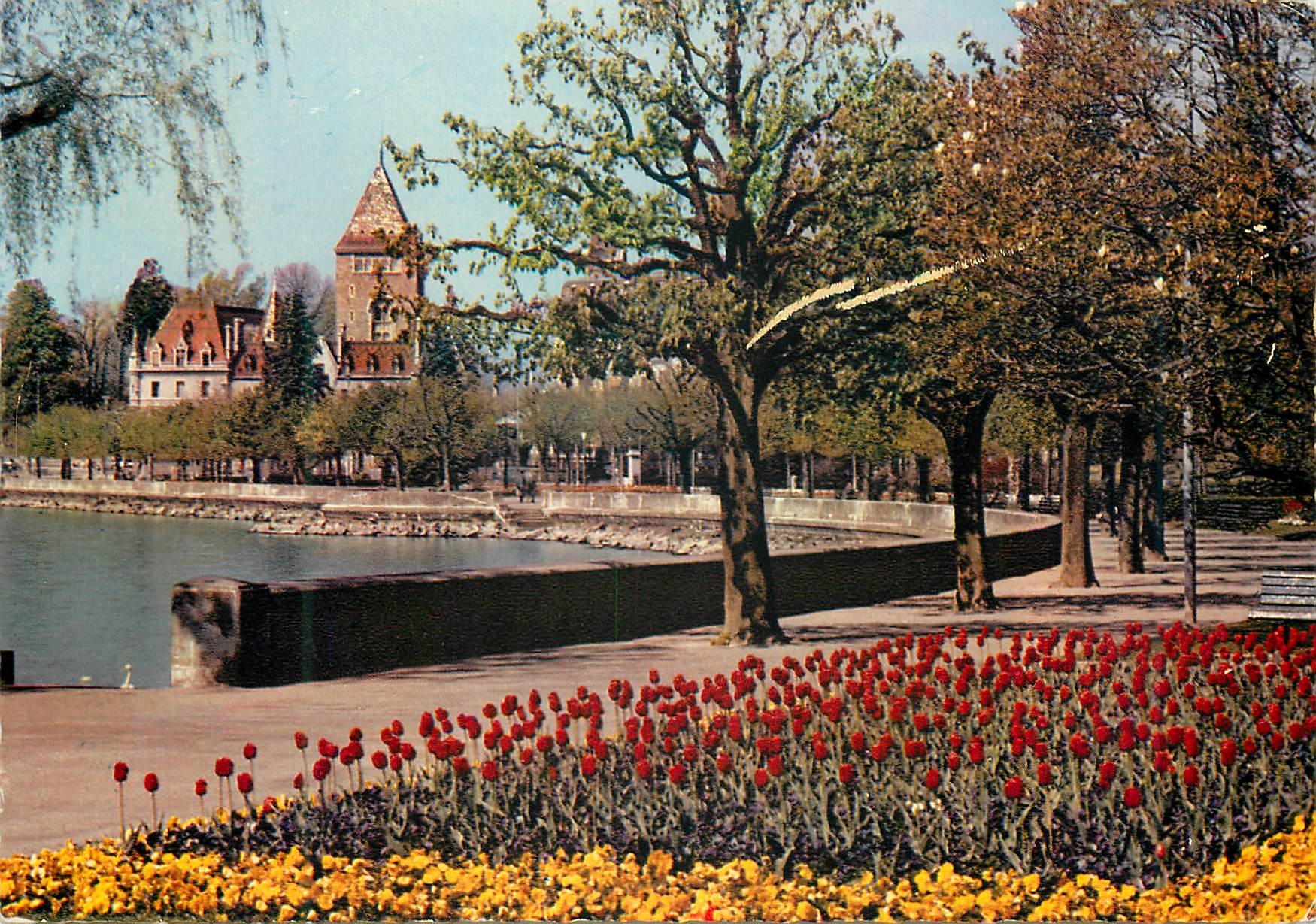 CPM Ouchy Lausanne Les quais fleuris 
