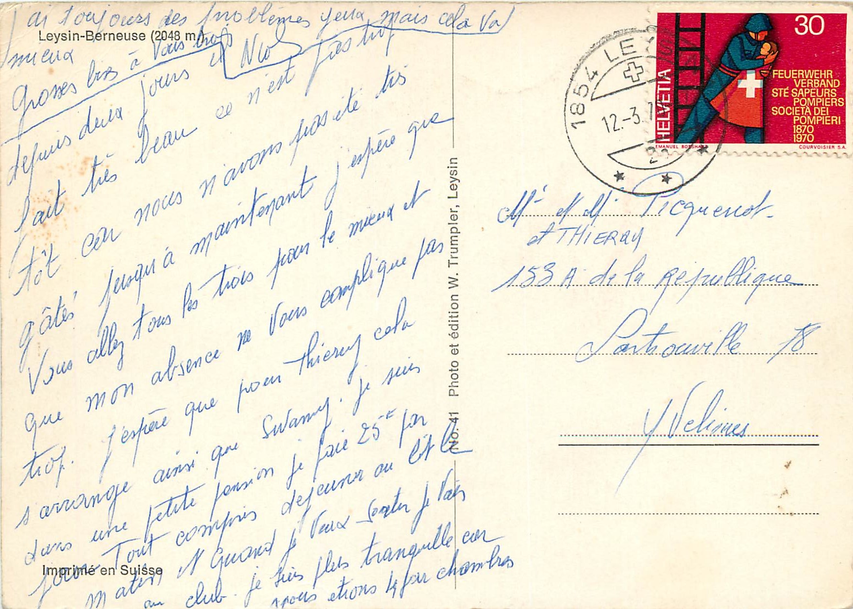 CPM Leysin Berneuse  — Back