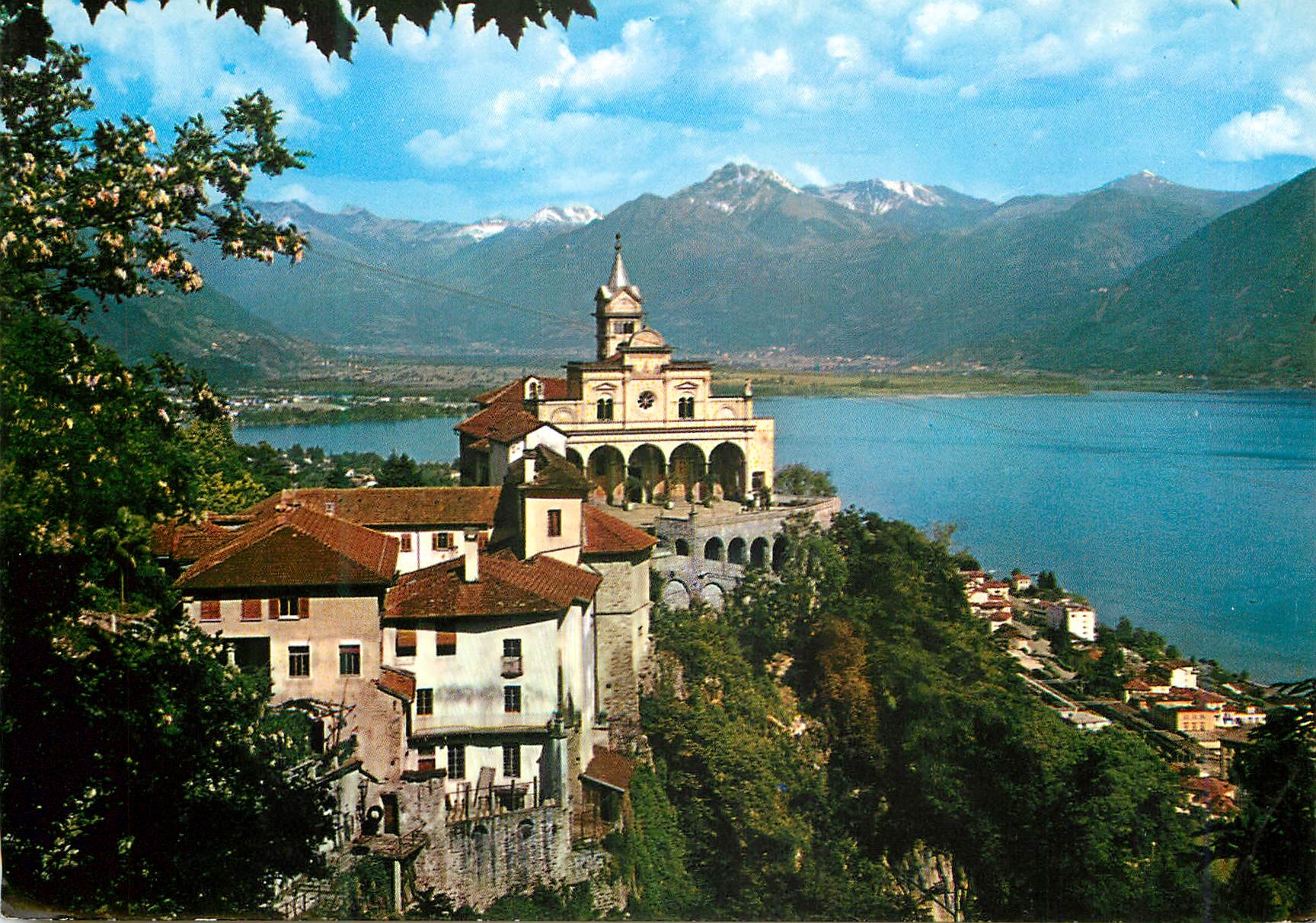 CPM Basilica Santuario Madonnal del Sasso Orselina Locarno 
