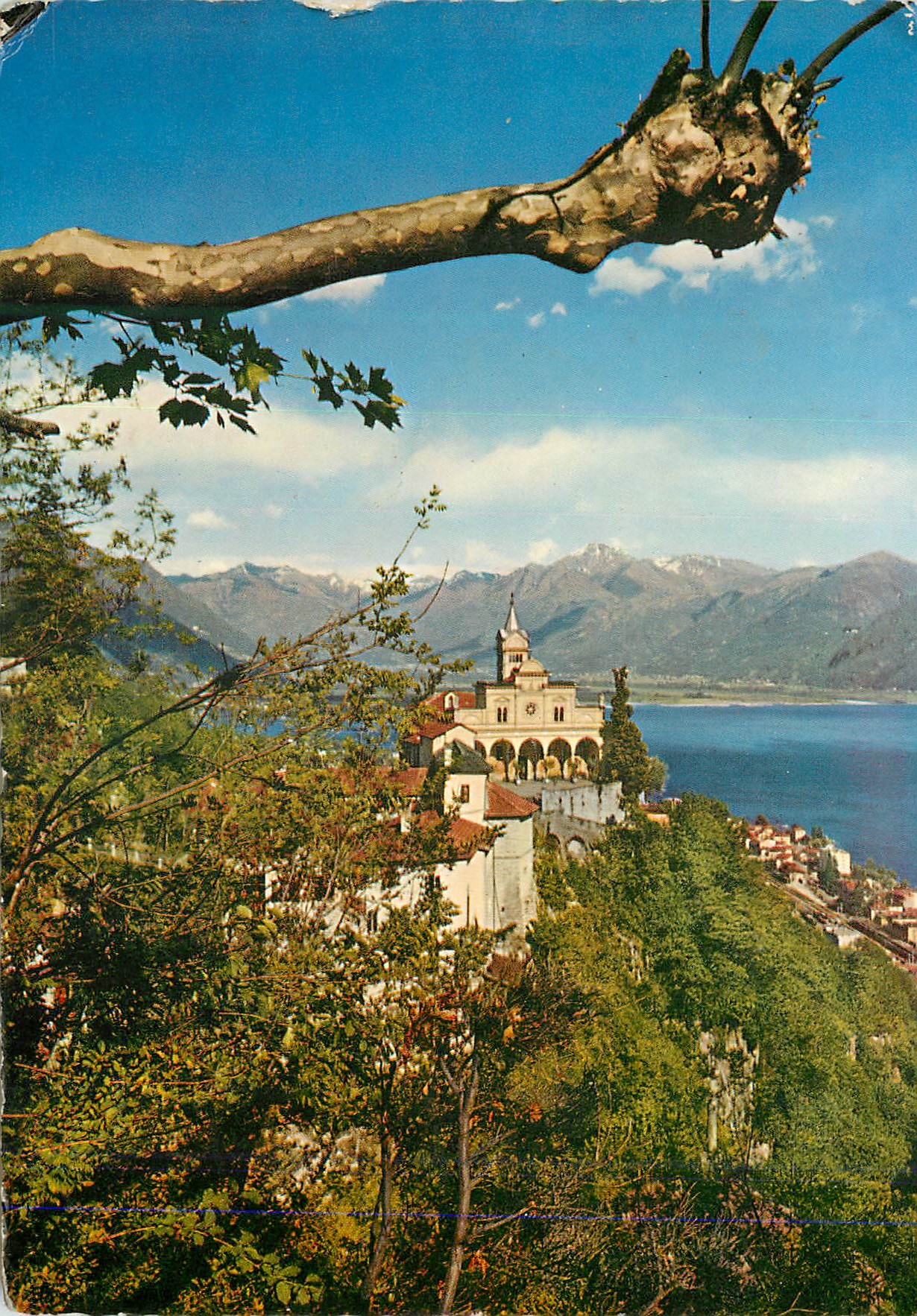 CPM Locarno Orselina Lago Maggiore Santuario Madonna del Sasso 