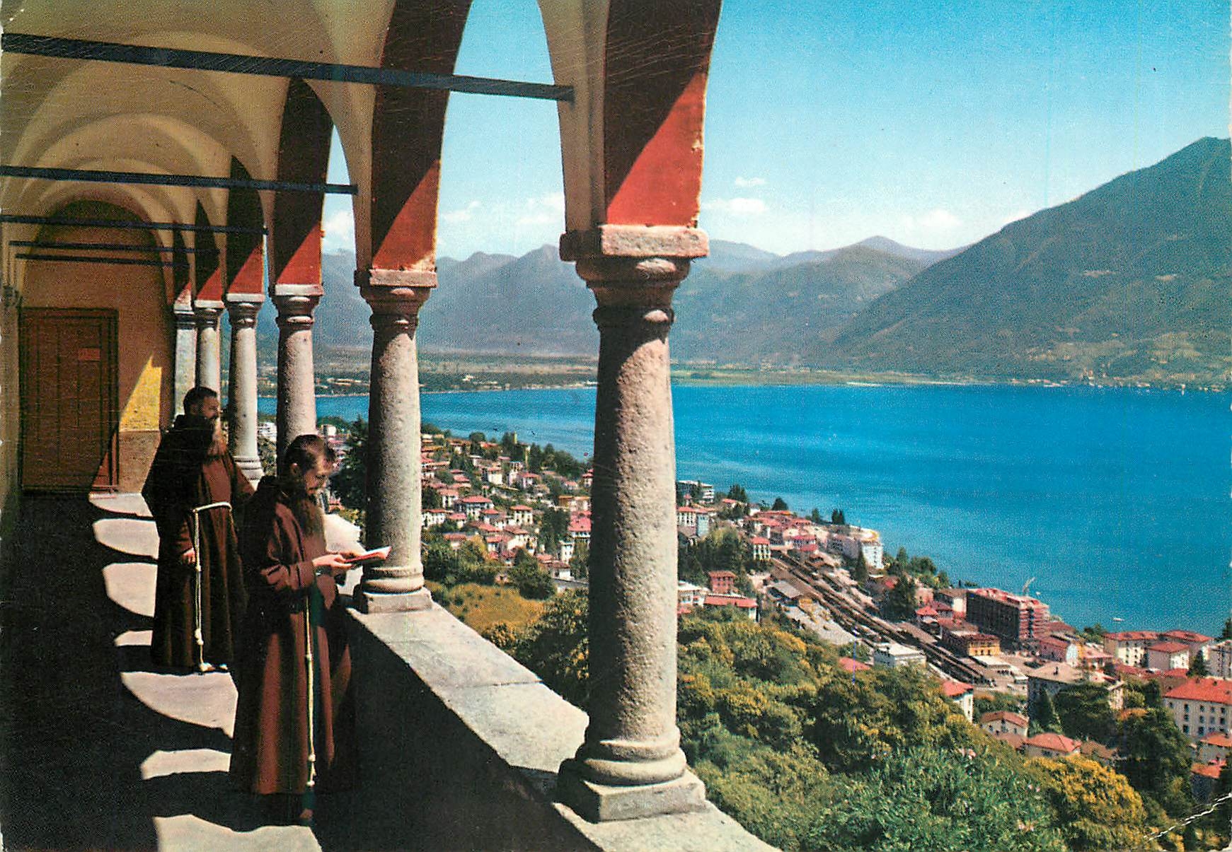 CPM Locarno Lago Maggiore Vue generale prise du Sanctuaire Madonnal del Sasso 